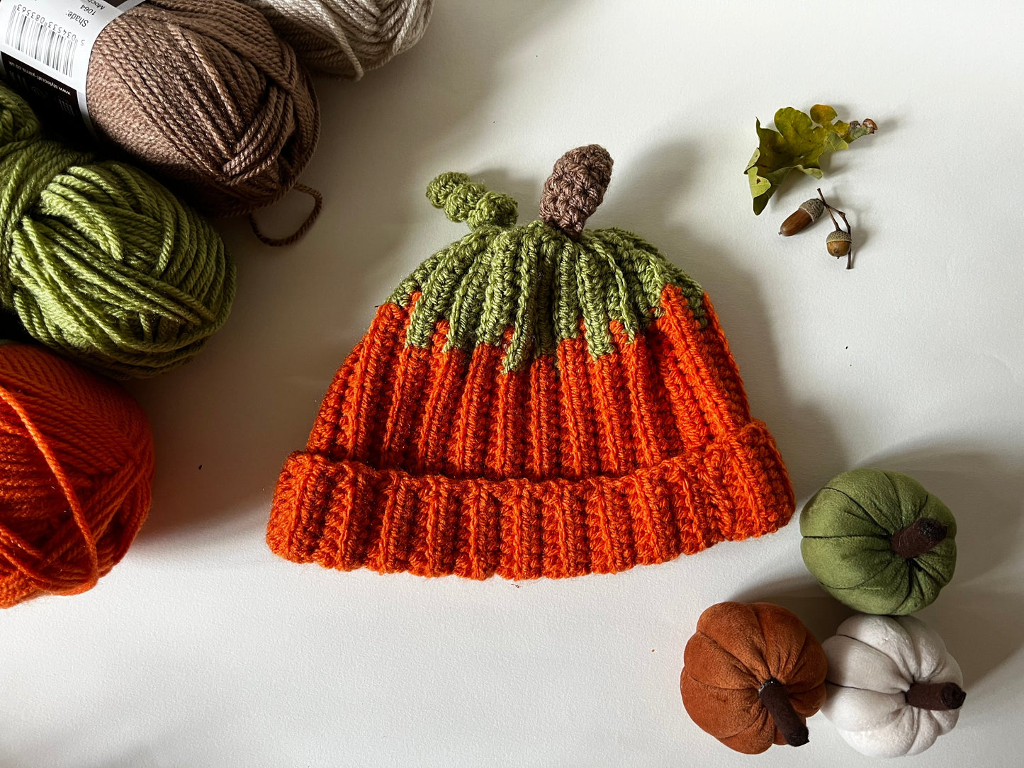 Made to Order - Pumpkin Beanie Hat