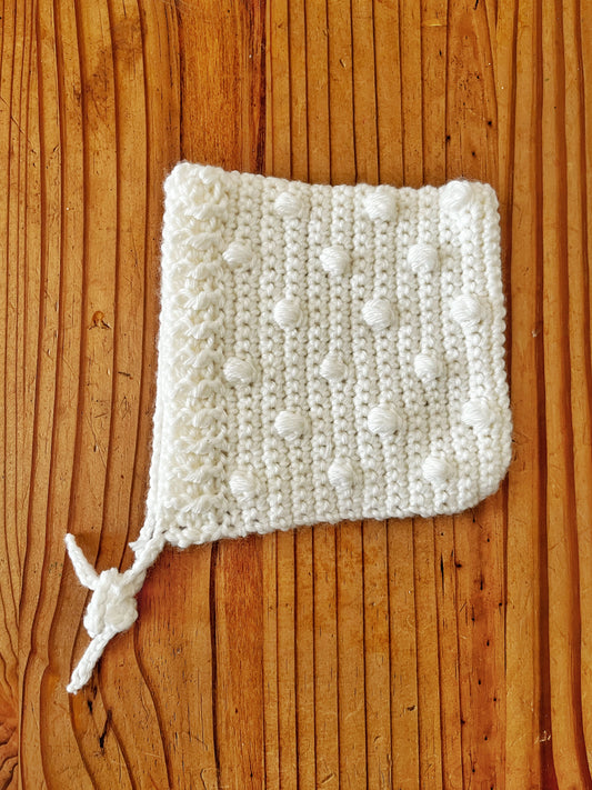 Bobble Pixie Bonnet Crochet Pattern