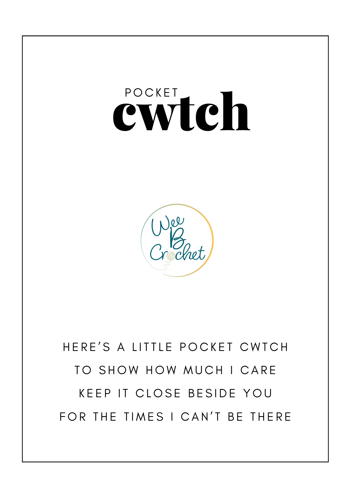 Pocket Hugs & Cwtches